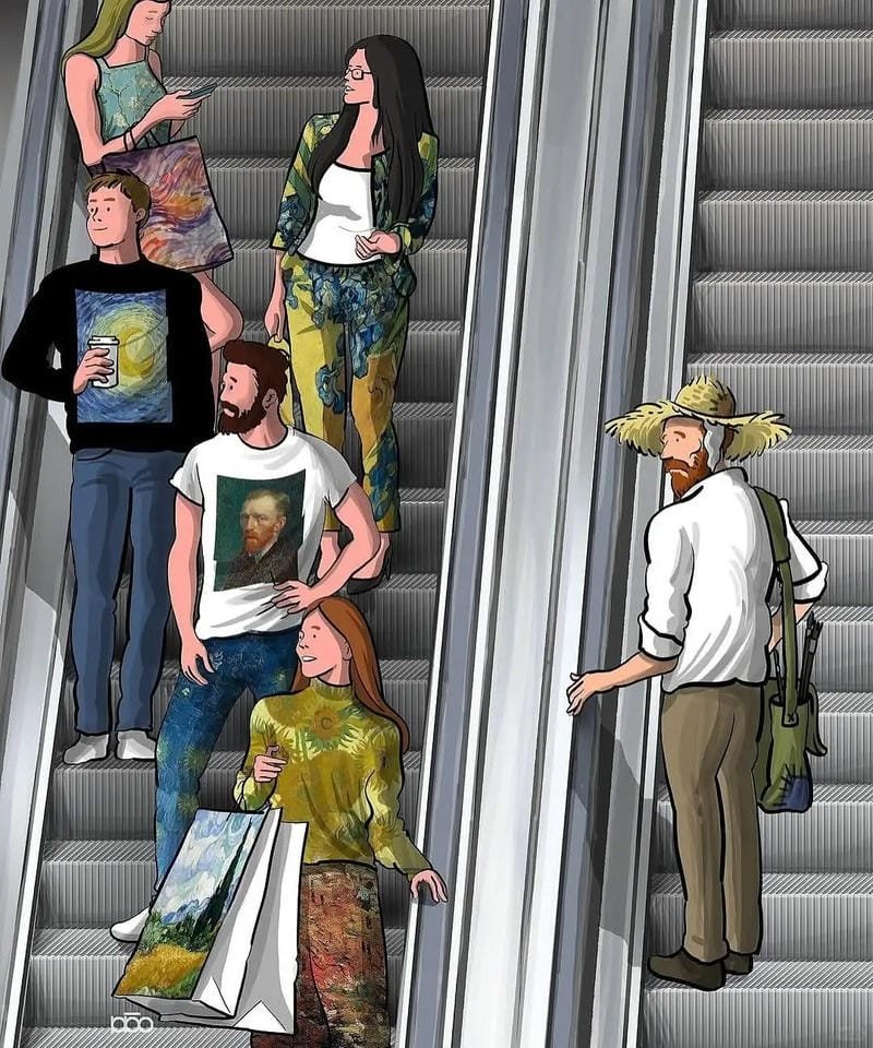 ảnh Van Gogh mang màu sắc huyền bí
