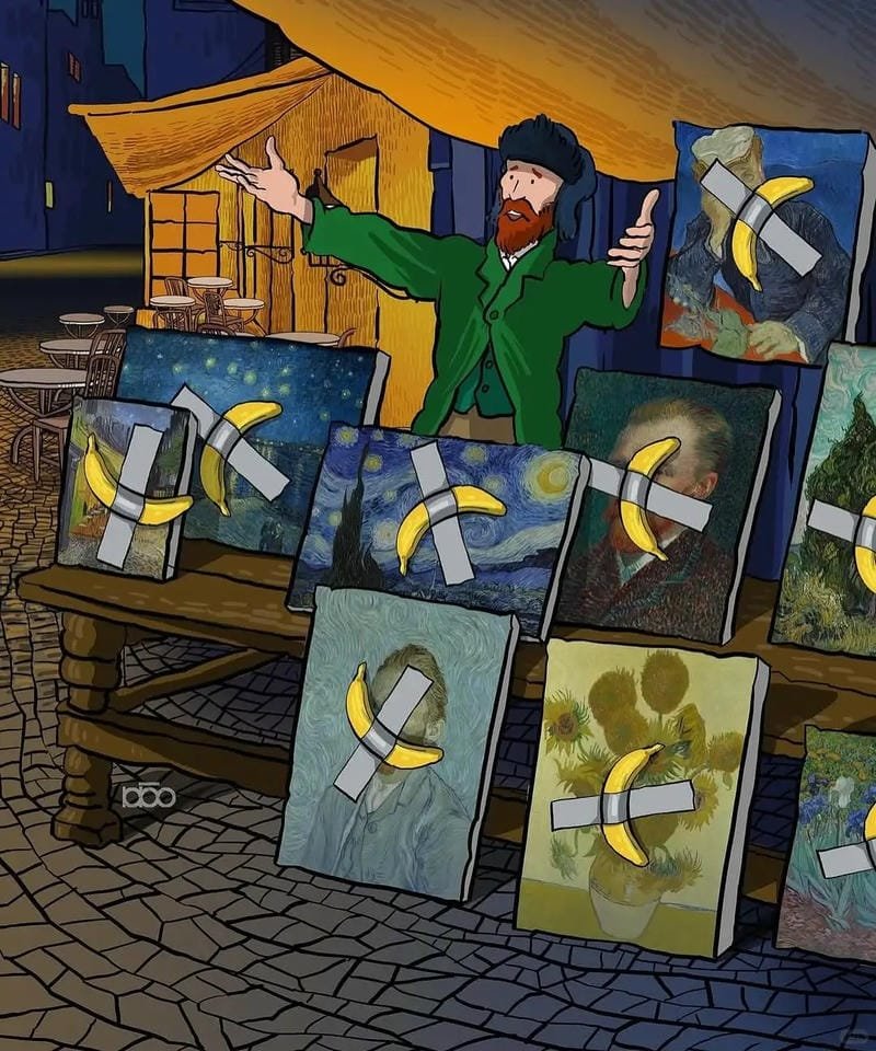 ảnh Van Gogh với gam màu cuốn hút