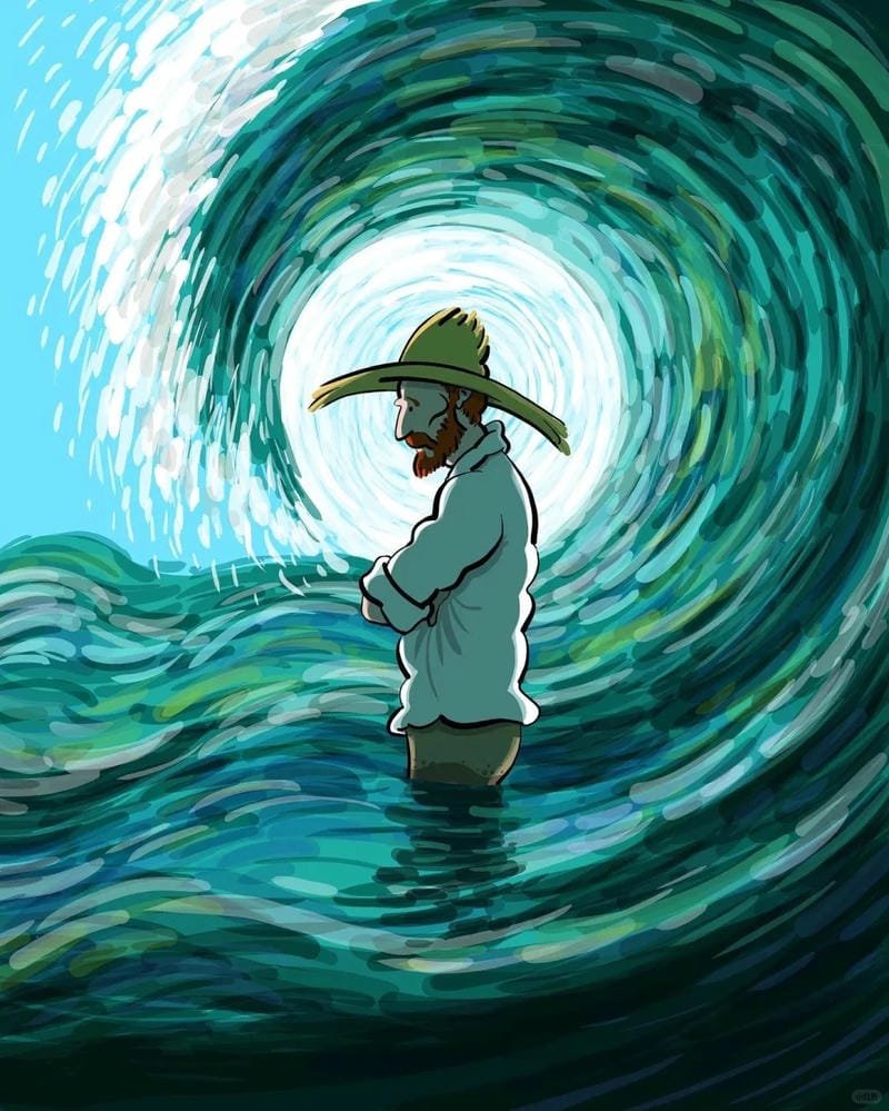ảnh Van Gogh với màu sắc ấn tượng