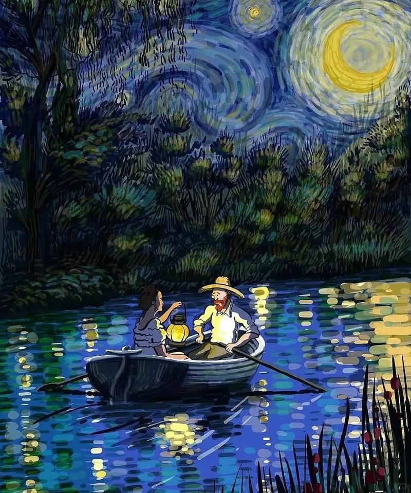 ảnh Van Gogh với nét vẽ đặc sắc