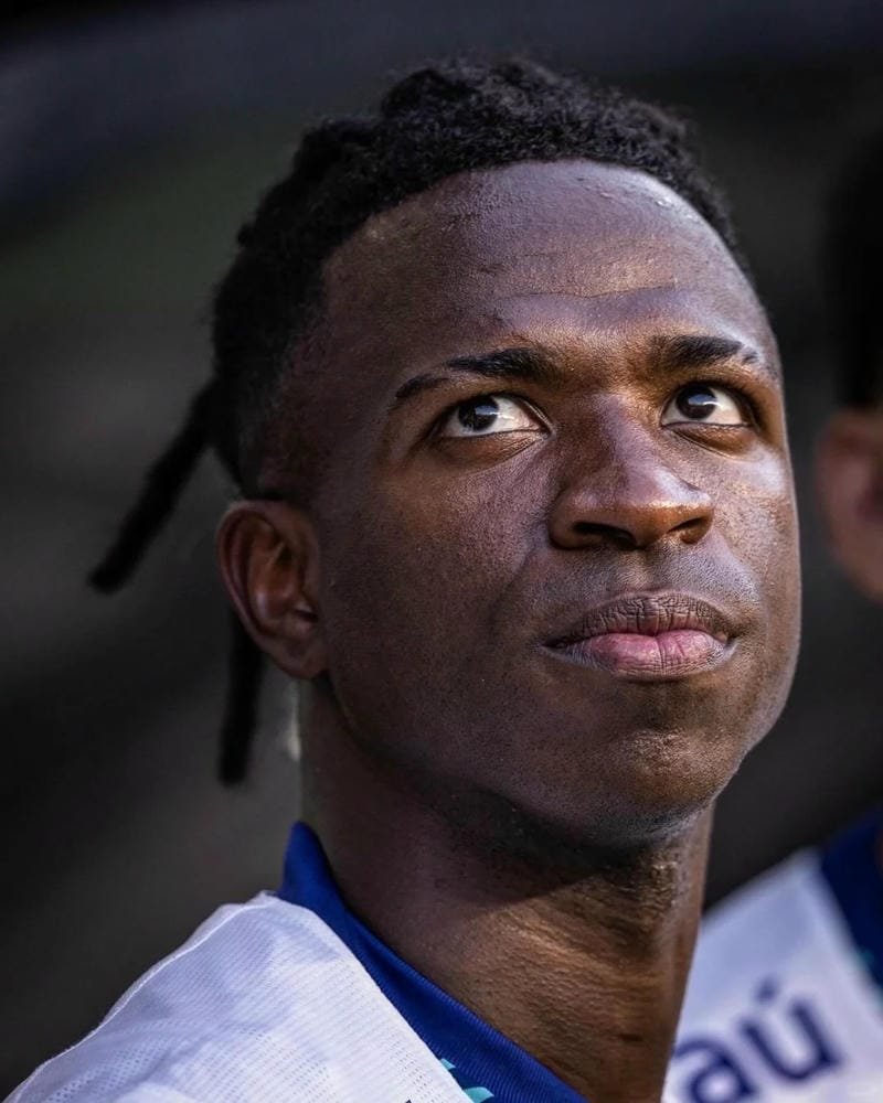ảnh Vinicius Junior cảm xúc chiến thắng