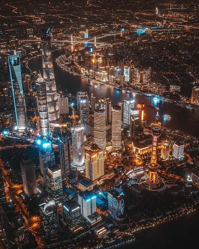 ảnh ánh sáng thành phố ban đêm cực chất