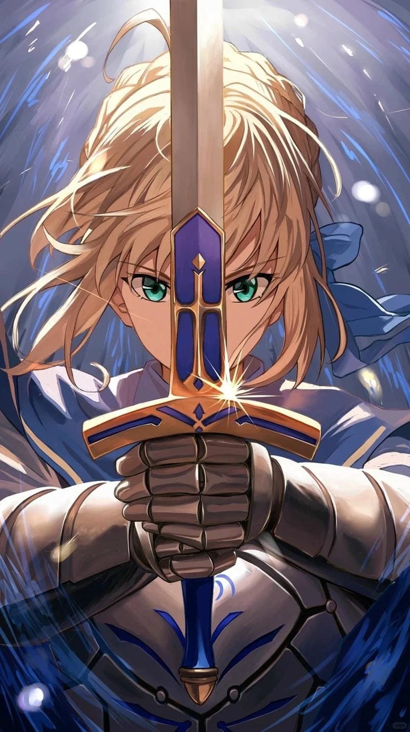 ảnh anime kiếm sĩ cầm kiếm