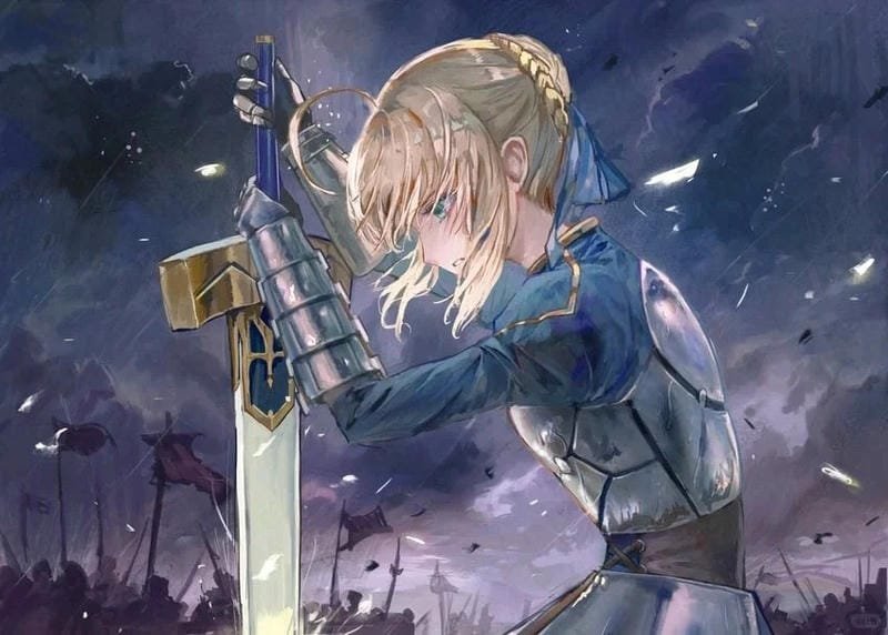 ảnh anime kiếm sĩ chiến binh