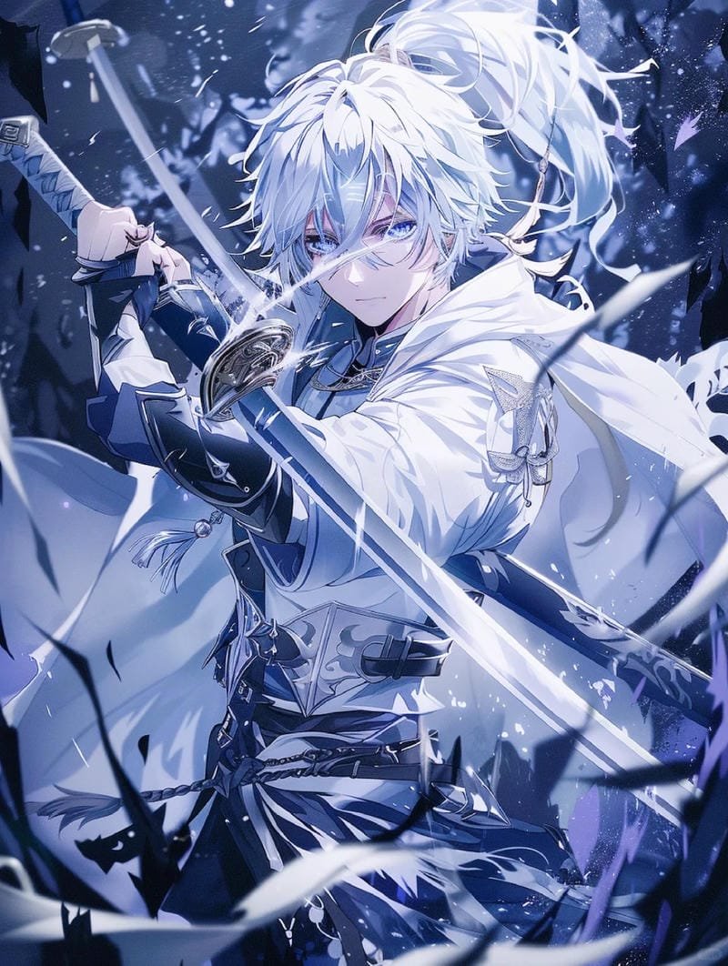 ảnh anime kiếm sĩ chiến đấu cực ngầu