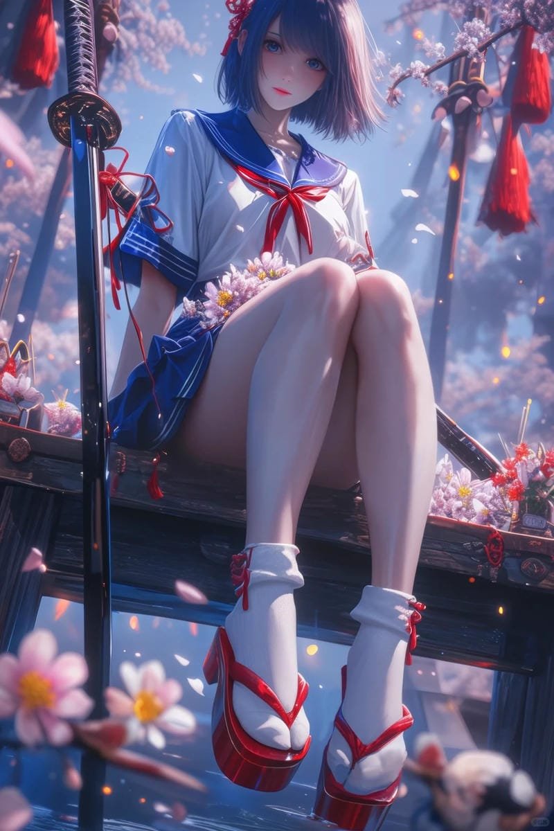 ảnh anime kiếm sĩ đẹp chất