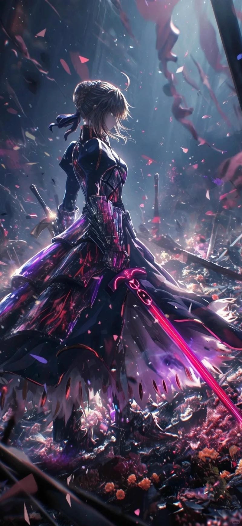 ảnh anime kiếm sĩ mạnh mẽ
