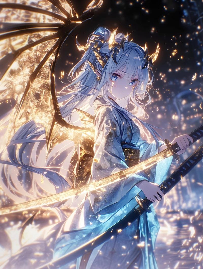 ảnh anime kiếm sĩ siêu đẹp