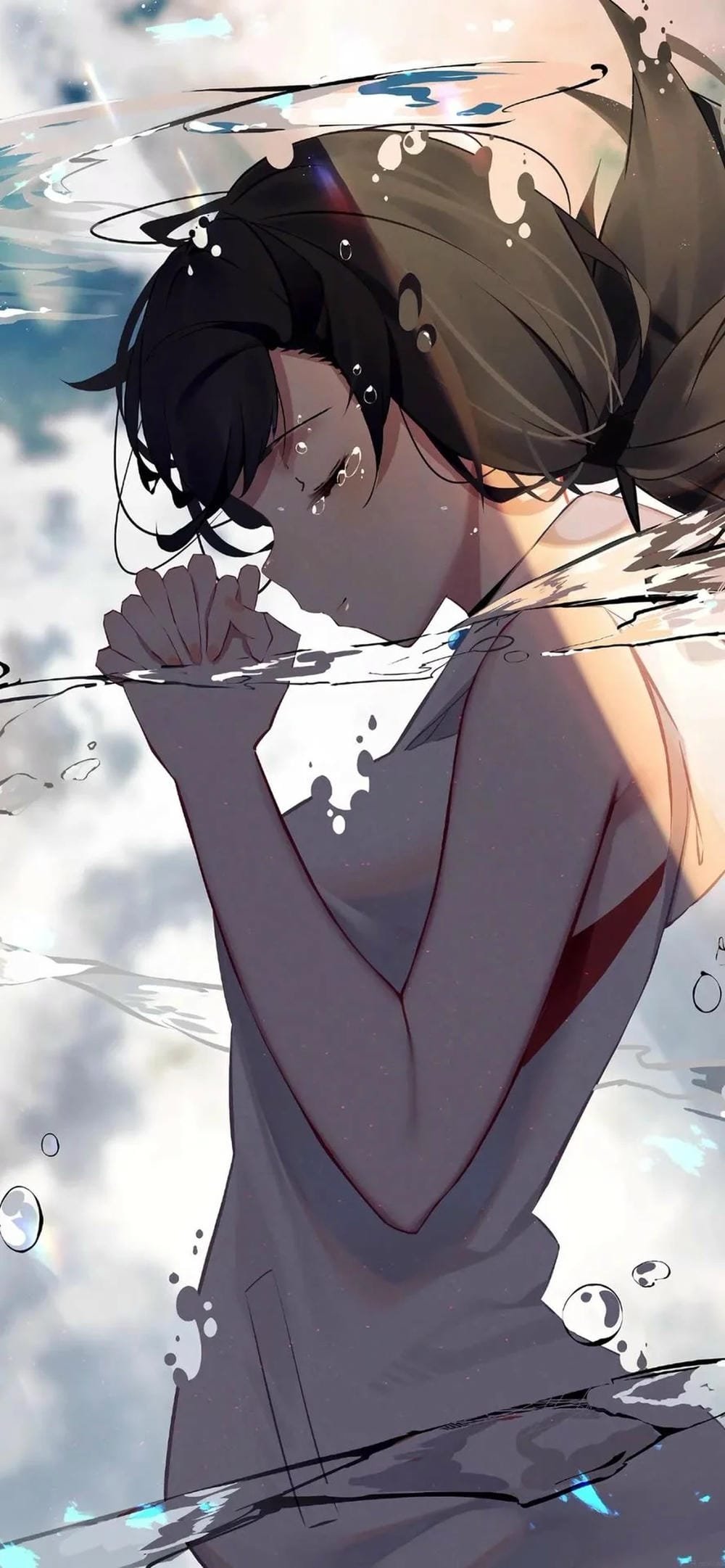 ảnh anime nữ buồn đầy cảm xúc