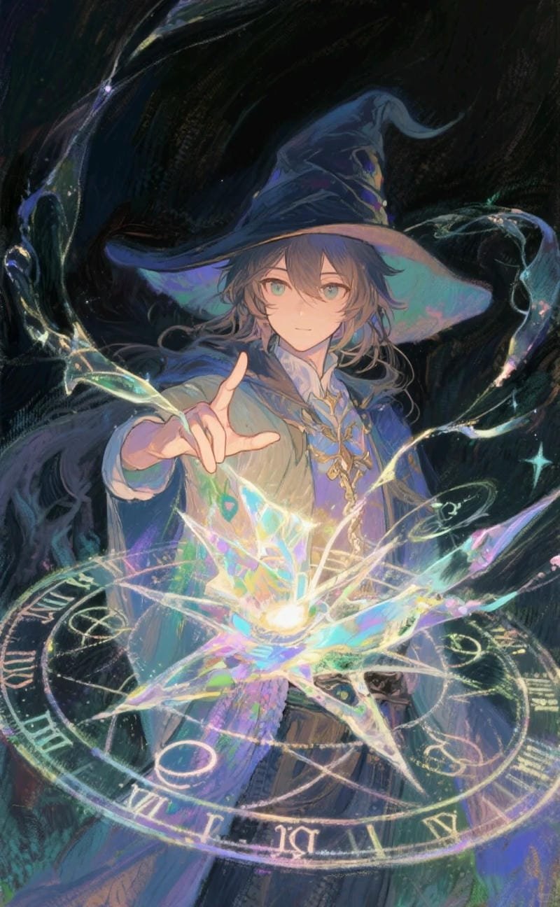 ảnh anime pháp sư ánh sáng