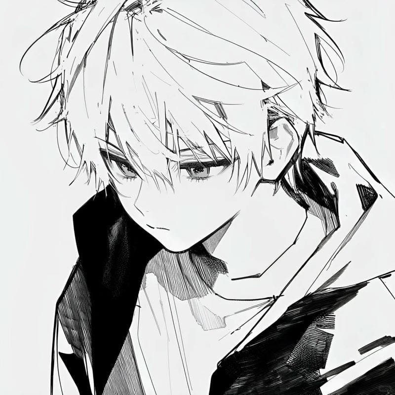 ảnh avatar trắng đen cô đơn sâu lắng