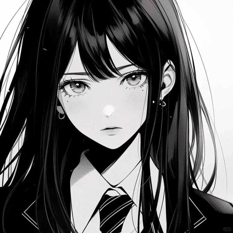 ảnh avatar trắng đen đẹp cho profile