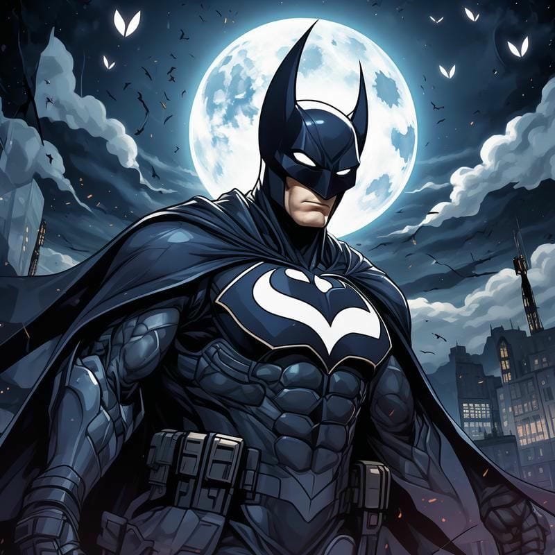 ảnh batman bảo vệ thành phố gotham