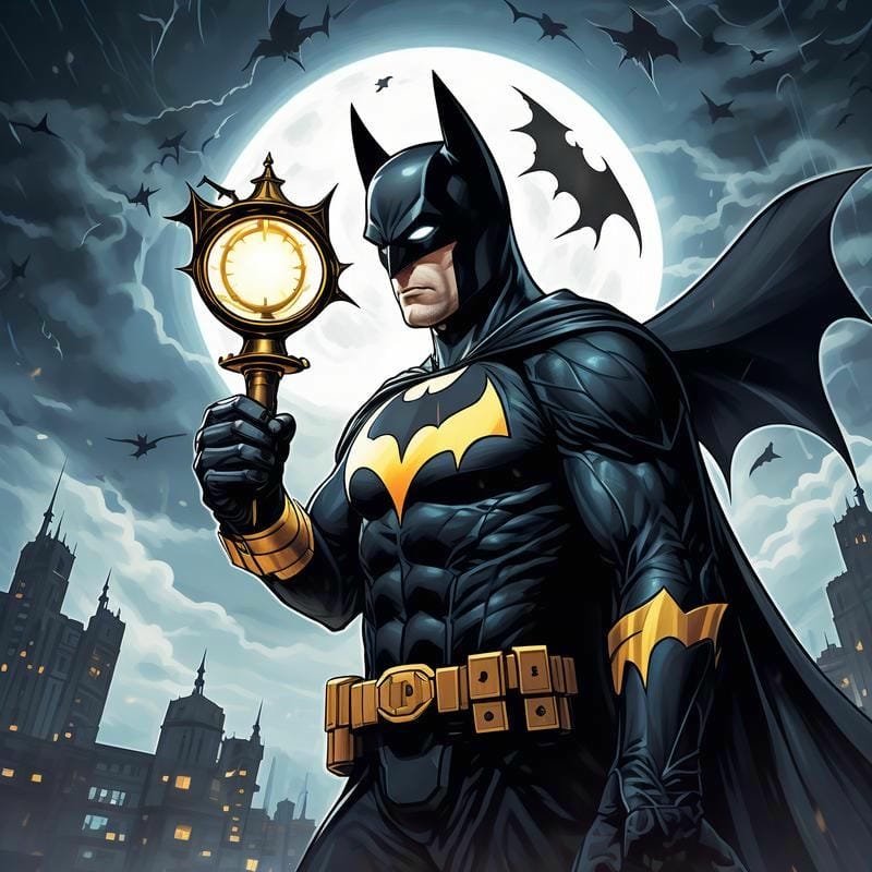 ảnh batman nền tối phong cách cinematic