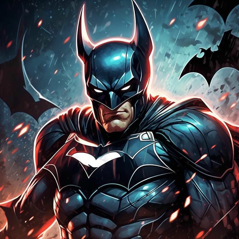 ảnh batman phiên bản hoạt hình ấn tượng