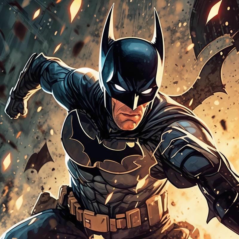 ảnh batman xuất hiện giữa màn đêm