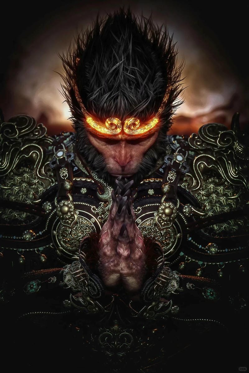 ảnh black myth wukong chiến binh huyền thoại
