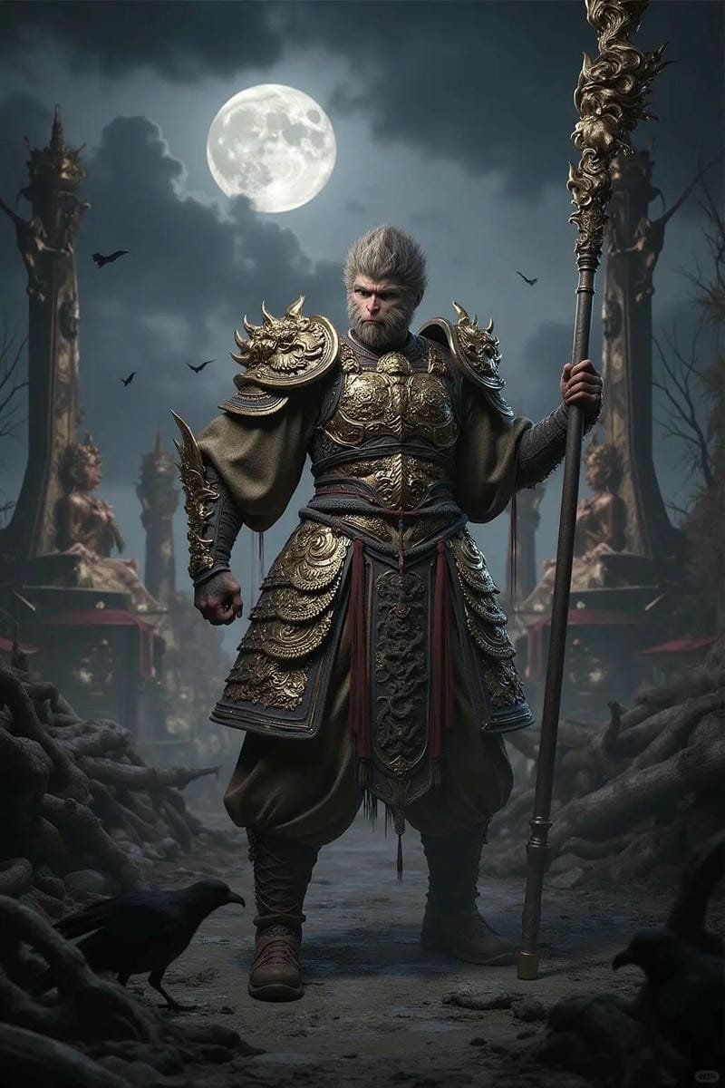 ảnh black myth wukong khoảnh khắc chiến đấu