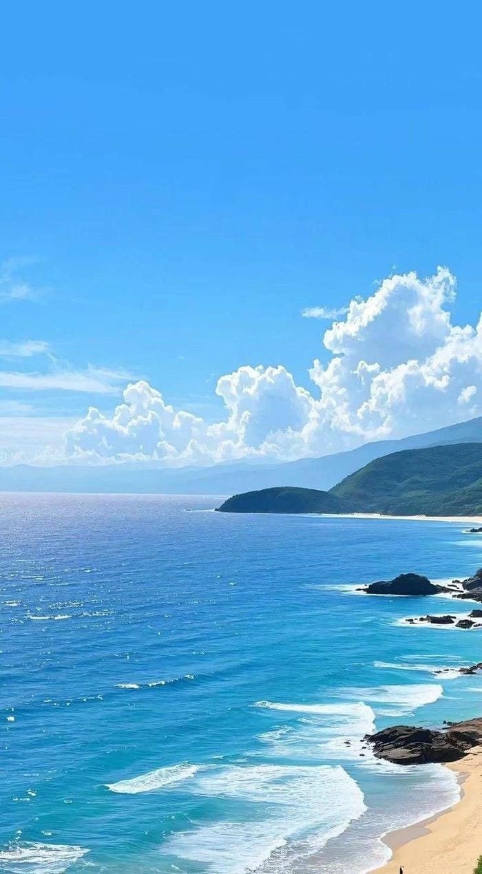 ảnh cảnh biển ban ngày ấn tượng