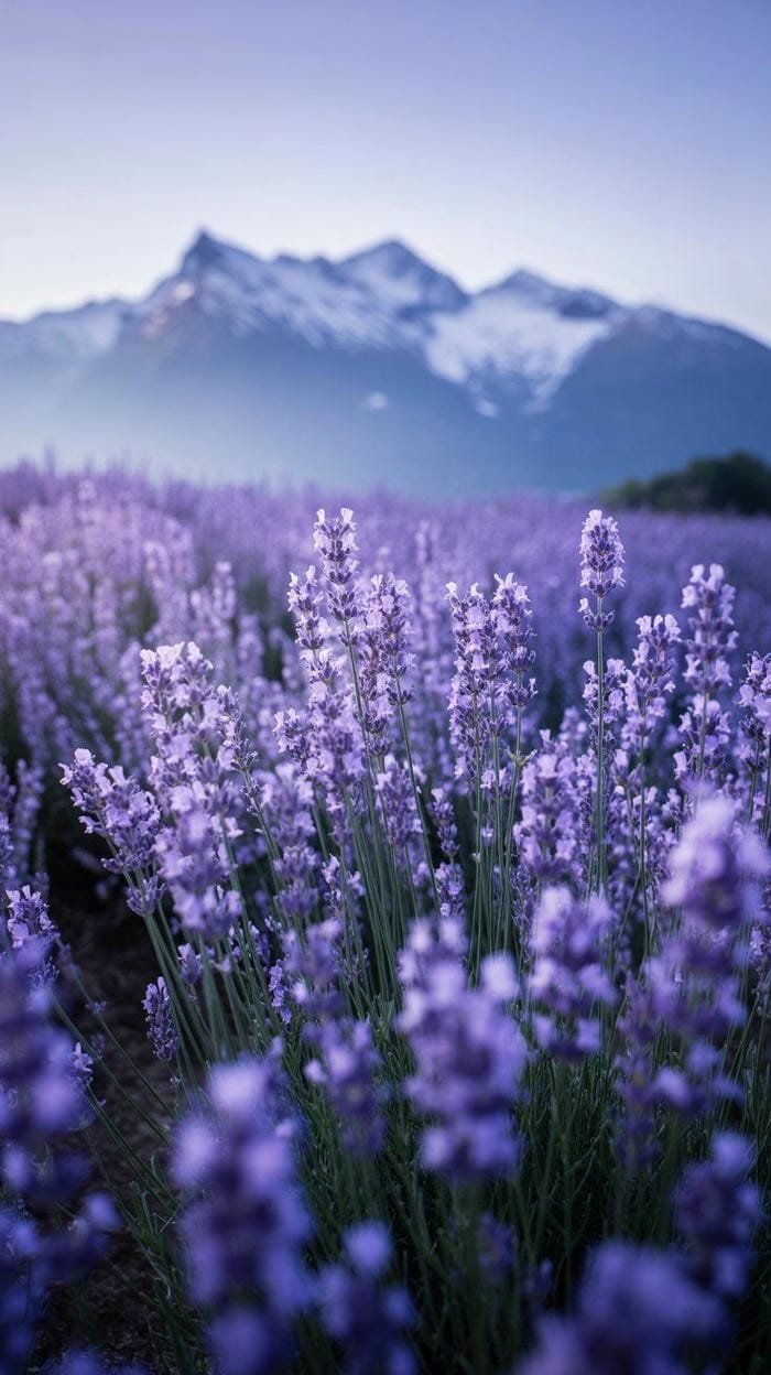 ảnh cánh đồng hoa lavender lãng mạn nhất
