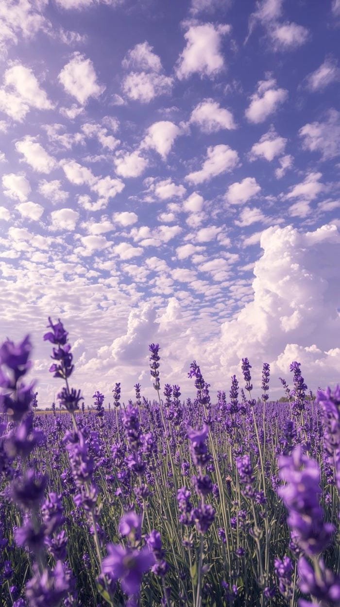 ảnh cánh đồng hoa lavender phong cảnh tuyệt đẹp