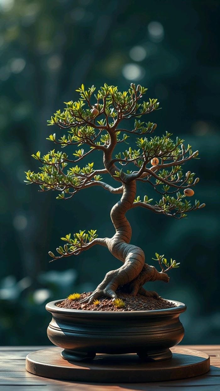ảnh cây cảnh bonsai dáng huyền mềm mại ảnh cây cảnh bonsai dáng huyền mềm mại