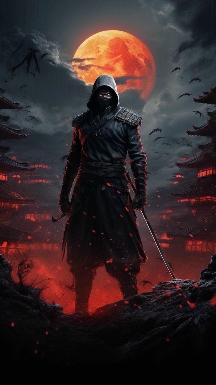 ảnh chiến binh ninja bóng tối