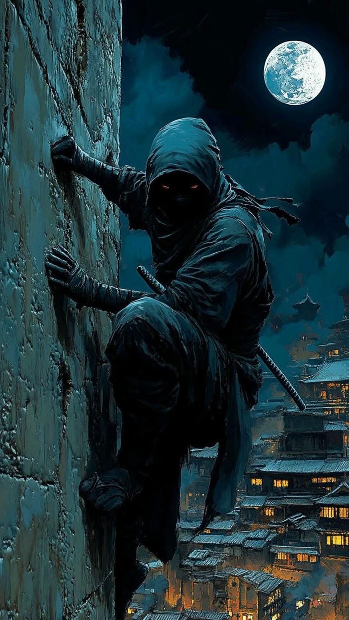 ảnh chiến binh ninja trong bóng tối