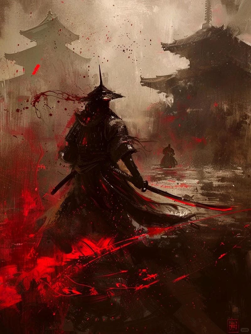 ảnh chiến binh samurai cô độc