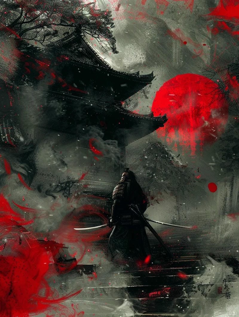 ảnh chiến binh samurai đầy mạnh mẽ