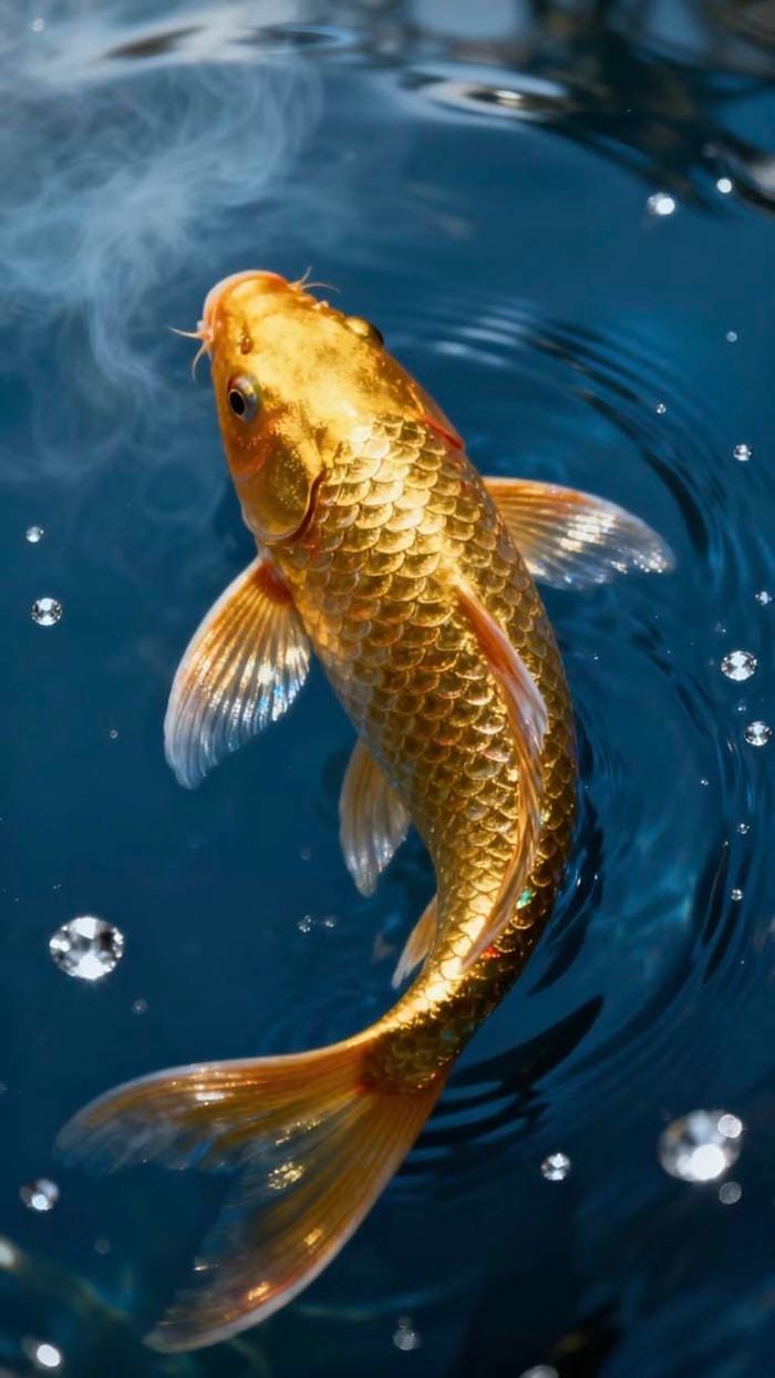 ảnh con cá koi cực kỳ ấn tượng