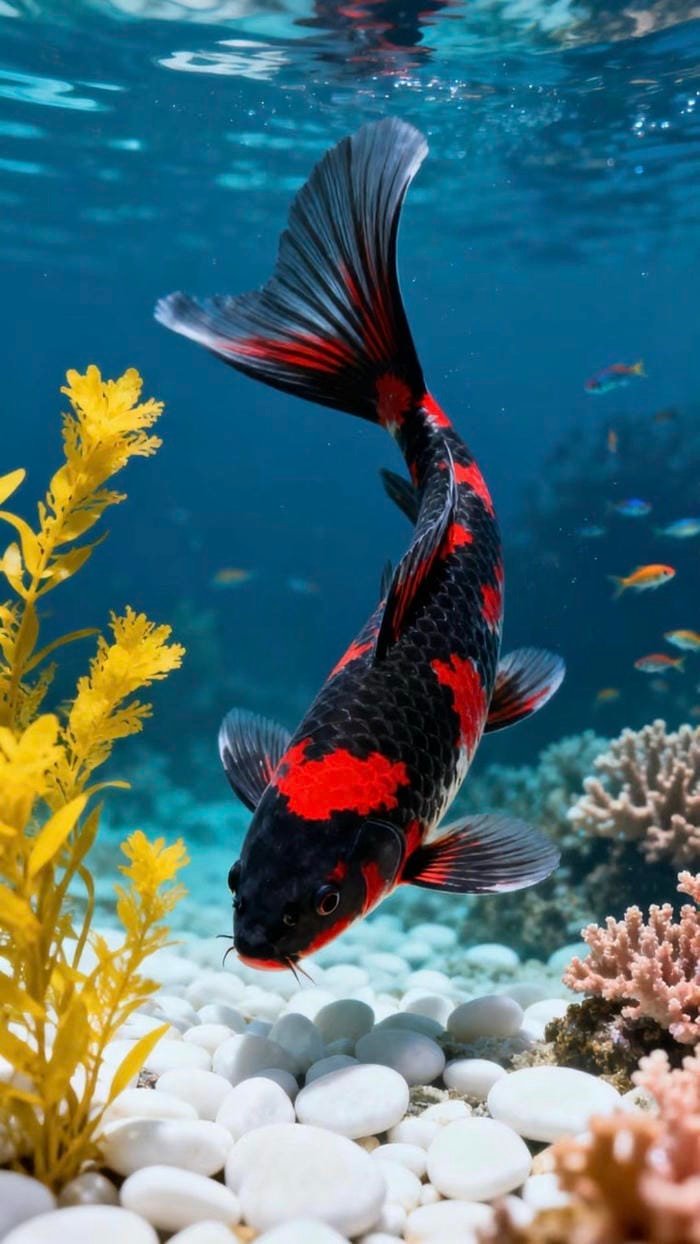 ảnh con cá koi đẹp mê mẩn