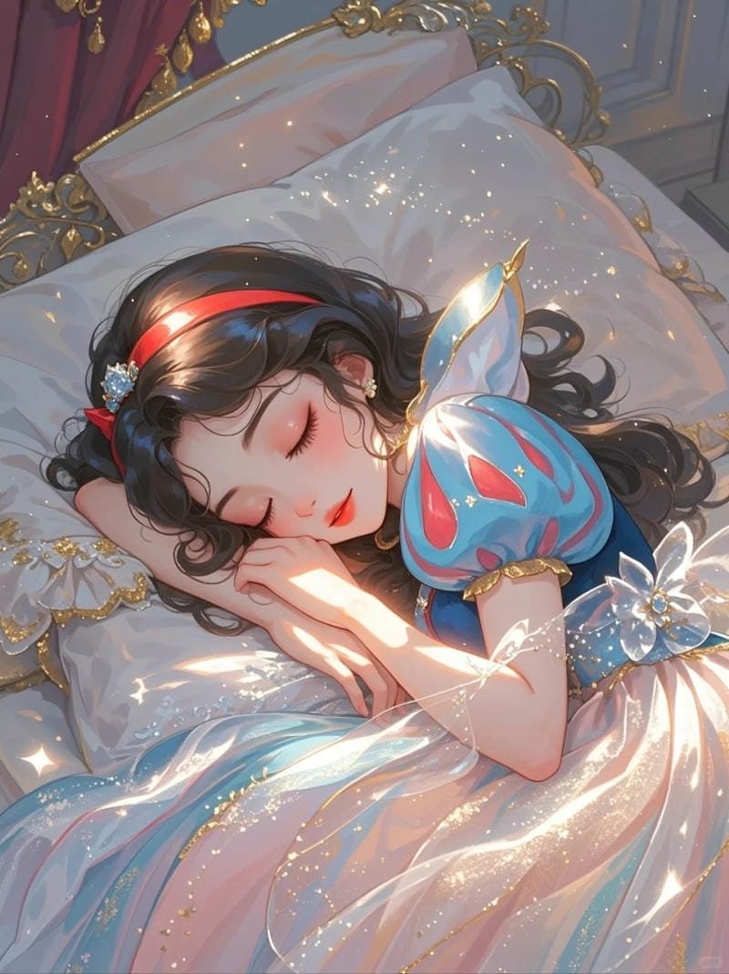 ảnh công chúa disney đầy màu sắc
