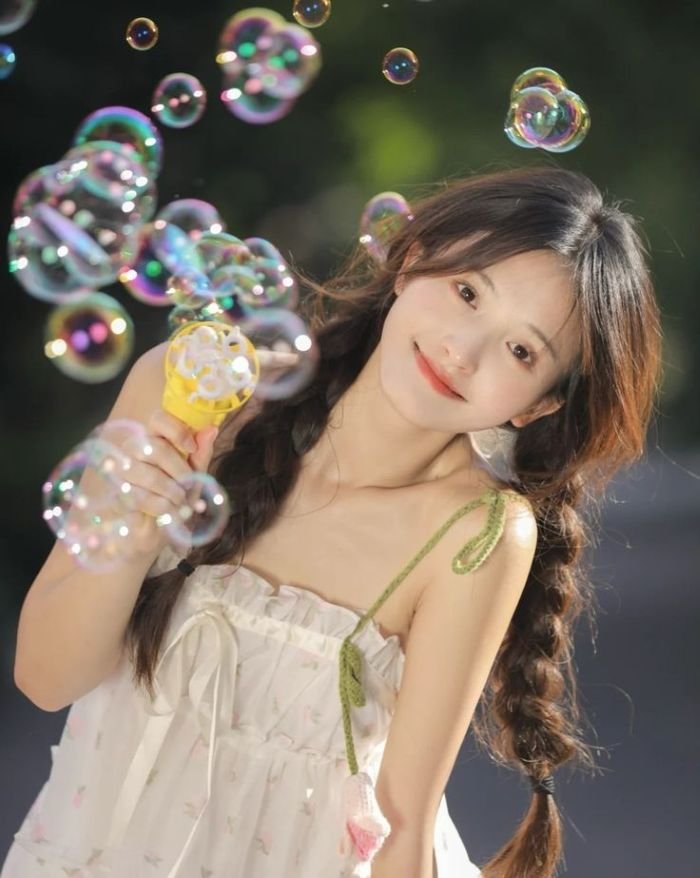 ảnh cute nữ phong cách dễ thương