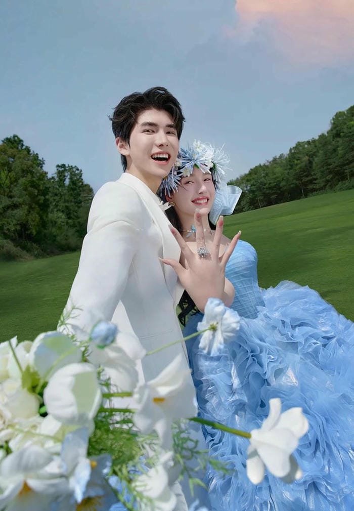 ảnh đám cưới cô dâu chú rể tình tứ