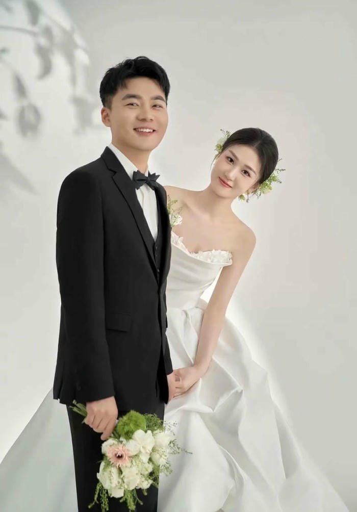 ảnh đám cưới cô dâu rạng rỡ