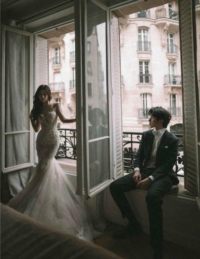 ảnh đám cưới ngọt ngào đầy cảm xúc