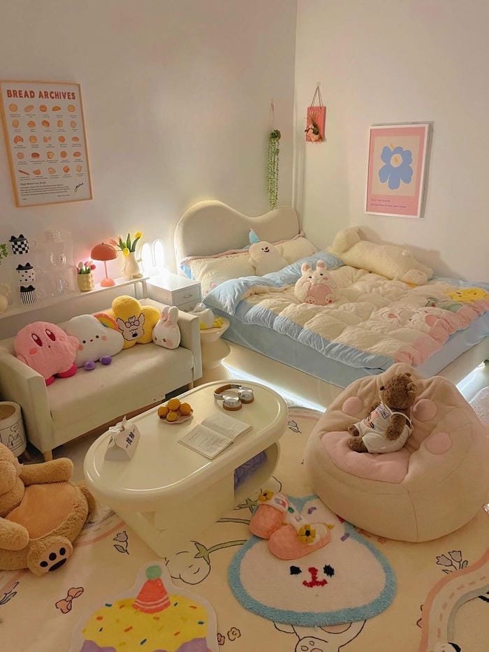 ảnh decor phòng ngủ siêu xinh