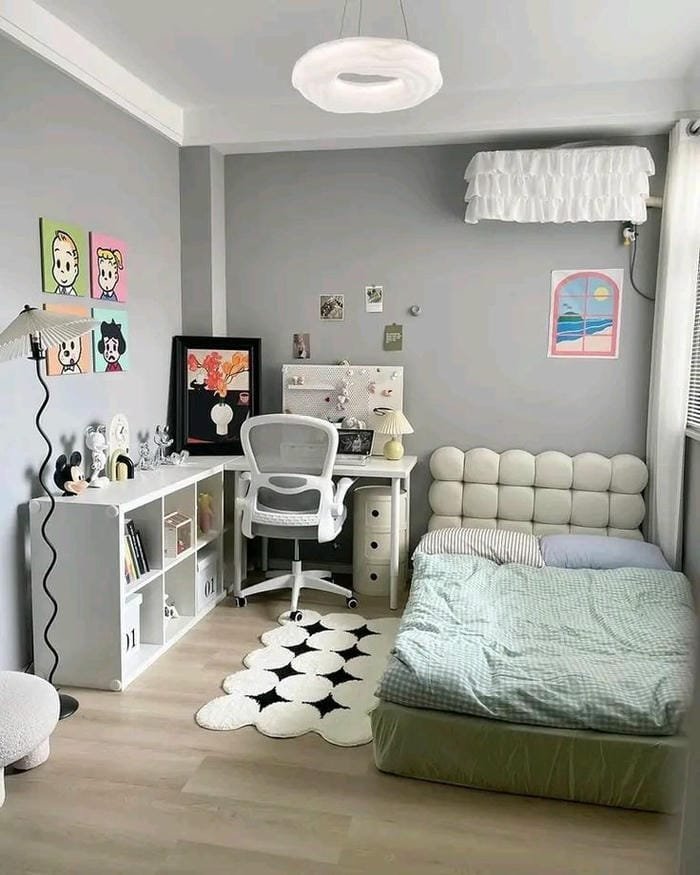 ảnh decor phòng ngủ tối giản