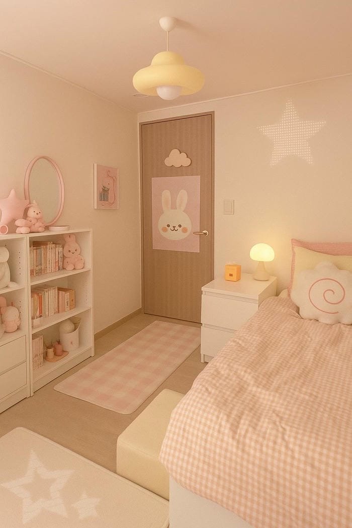 ảnh decor phòng ngủ tone trắng