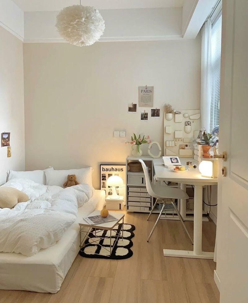ảnh decor phòng trọ nhỏ độc đáo