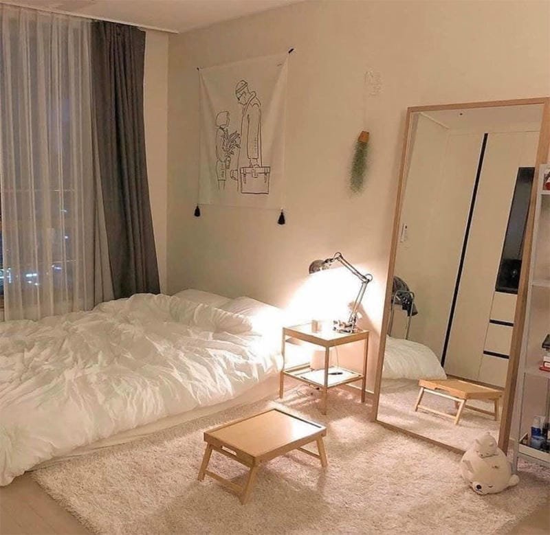 ảnh decor phòng trọ nhỏ đơn giản