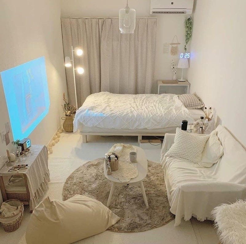 ảnh decor phòng trọ nhỏ tiện nghi