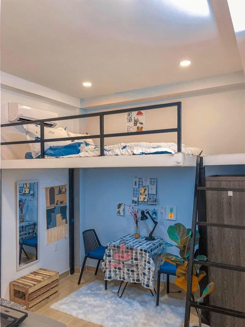 ảnh decor phòng trọ nhỏ trẻ trung
