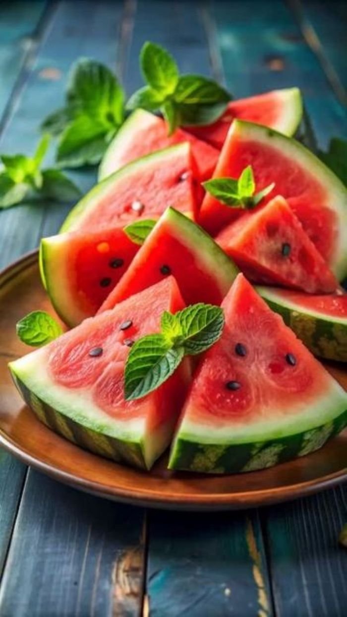 ảnh dưa hấu chín đỏ tự nhiên
