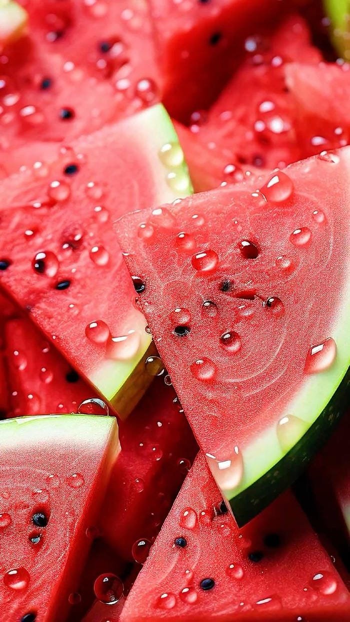 ảnh dưa hấu đỏ tươi bắt mắt