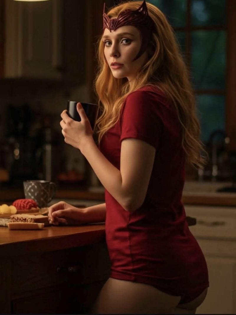 ảnh elizabeth olsen sexy vẻ đẹp kiêu sa