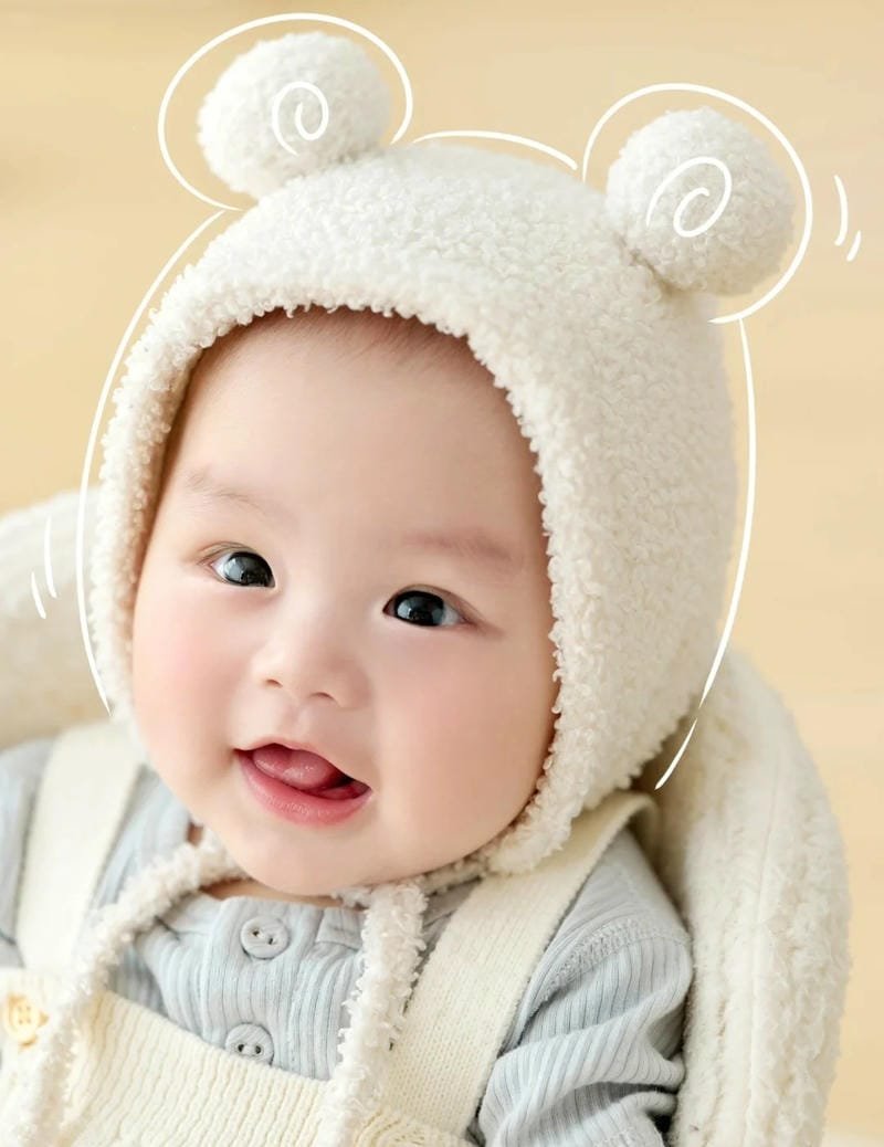 ảnh em bé hạnh phúc siêu dễ thương