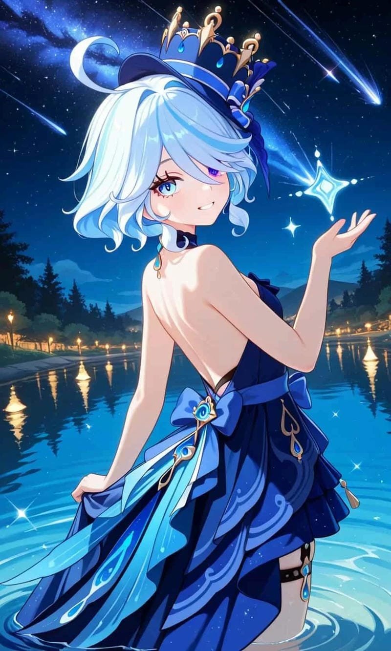 ảnh furina sexy visual đầy cuốn hút