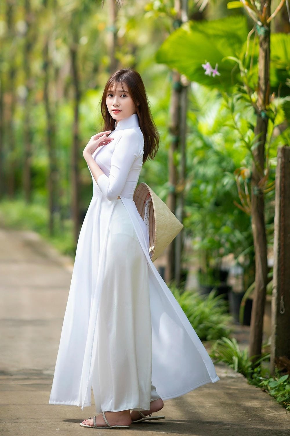 ảnh gái xinh áo dài trắng đẹp ảnh gái xinh áo dài trắng đẹp